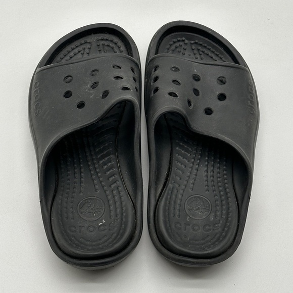 Rare CROCS Baya III Double Sole Slide Sandals Black Size Men Size 10 - Picture 7 of 11